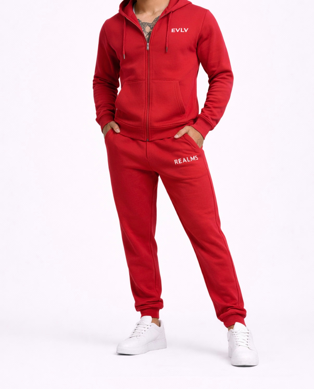 EVLV Mens Essential Tracksuit Set
