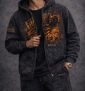 EVLV Players Graphic Zip-Up Hoodie